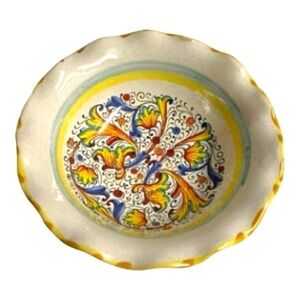 Meridiana Ceramiche Bowl Hand Painted